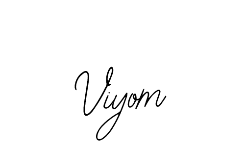 if you are searching for the best signature style for your name Viyom. so please give up your signature search. here we have designed multiple signature styles  using Bearetta-2O07w. Viyom signature style 12 images and pictures png