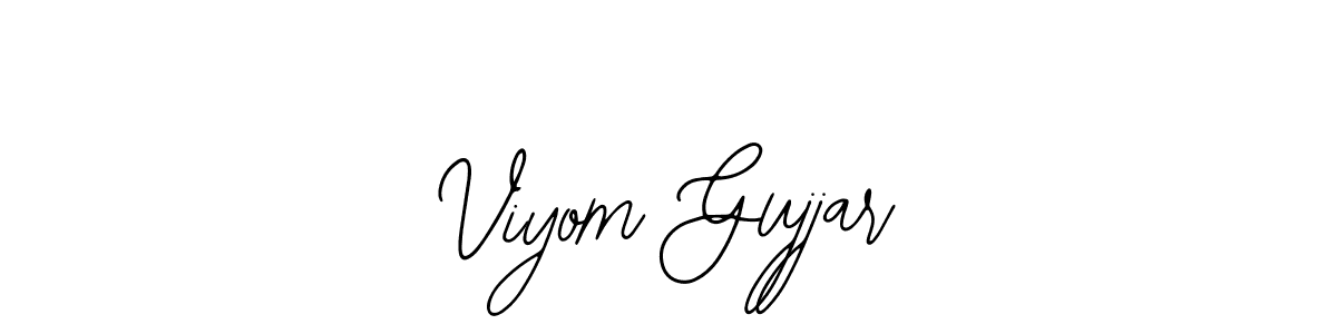 Here are the top 10 professional signature styles for the name Viyom Gujjar. These are the best autograph styles you can use for your name. Viyom Gujjar signature style 12 images and pictures png