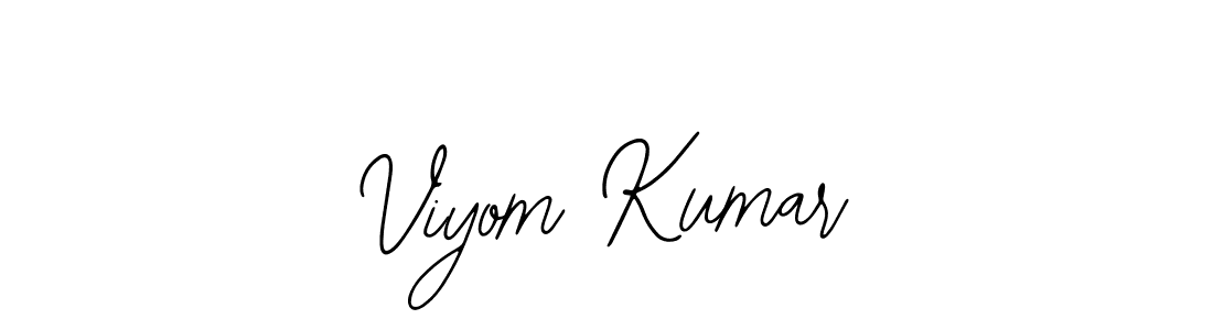 Bearetta-2O07w is a professional signature style that is perfect for those who want to add a touch of class to their signature. It is also a great choice for those who want to make their signature more unique. Get Viyom Kumar name to fancy signature for free. Viyom Kumar signature style 12 images and pictures png