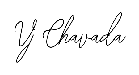 A sleek calligraphic signature for name Vj Chavada utilizing Bearetta-2O07w styling. Great for adding personal signatures to photos and art. Vj Chavada signature style 12 images and pictures png