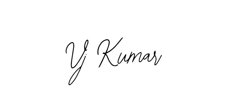 Use a signature maker to create a handwritten signature online. With this signature software, you can design (Bearetta-2O07w) your own signature for name Vj Kumar. Vj Kumar signature style 12 images and pictures png