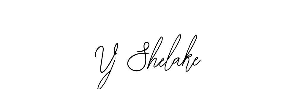 Make a beautiful signature design for name Vj Shelake. Use this online signature maker to create a handwritten signature for free. Vj Shelake signature style 12 images and pictures png