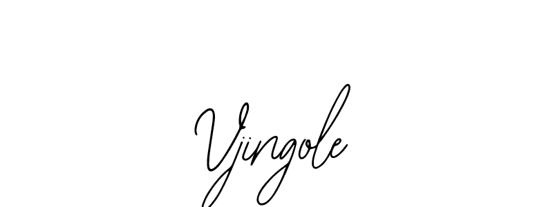 Make a beautiful signature design for name Vjingole. Use this online signature maker to create a handwritten signature for free. Vjingole signature style 12 images and pictures png