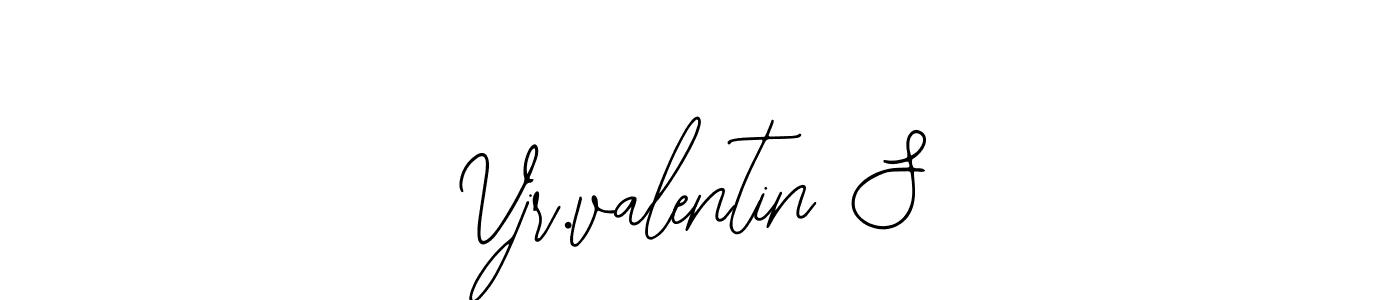 if you are searching for the best signature style for your name Vjr.valentin S. so please give up your signature search. here we have designed multiple signature styles  using Bearetta-2O07w. Vjr.valentin S signature style 12 images and pictures png