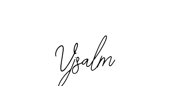 Make a beautiful signature design for name Vjsalm. Use this online signature maker to create a handwritten signature for free. Vjsalm signature style 12 images and pictures png