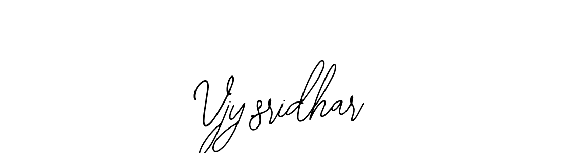 The best way (Bearetta-2O07w) to make a short signature is to pick only two or three words in your name. The name Vjy.sridhar include a total of six letters. For converting this name. Vjy.sridhar signature style 12 images and pictures png