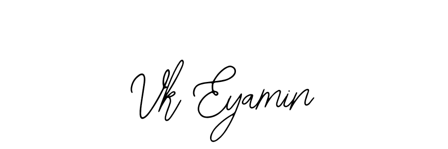 Bearetta-2O07w is a professional signature style that is perfect for those who want to add a touch of class to their signature. It is also a great choice for those who want to make their signature more unique. Get Vk Eyamin name to fancy signature for free. Vk Eyamin signature style 12 images and pictures png