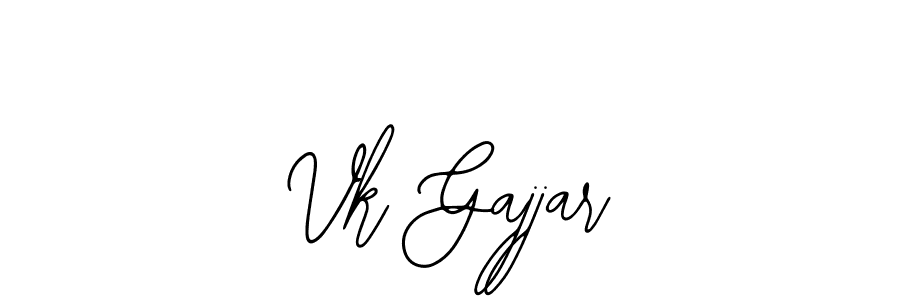 Also You can easily find your signature by using the search form. We will create Vk Gajjar name handwritten signature images for you free of cost using Bearetta-2O07w sign style. Vk Gajjar signature style 12 images and pictures png