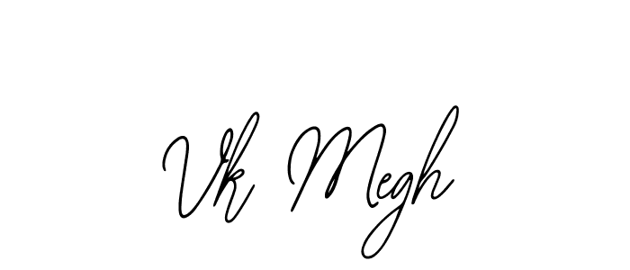 How to Draw Vk Megh signature style? Bearetta-2O07w is a latest design signature styles for name Vk Megh. Vk Megh signature style 12 images and pictures png