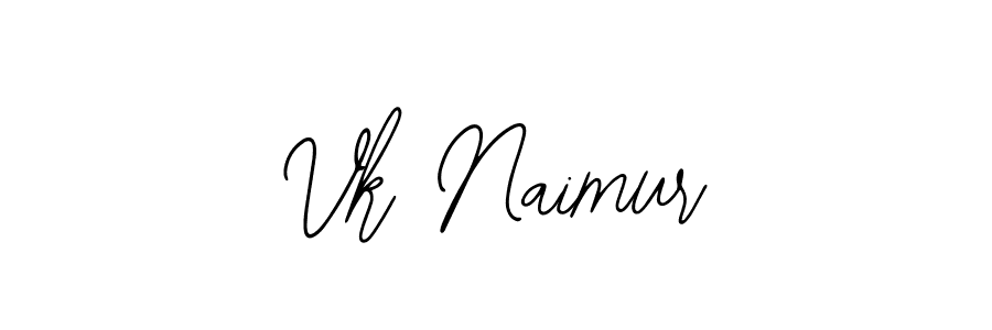 if you are searching for the best signature style for your name Vk Naimur. so please give up your signature search. here we have designed multiple signature styles  using Bearetta-2O07w. Vk Naimur signature style 12 images and pictures png