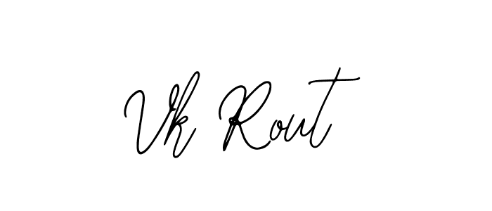 if you are searching for the best signature style for your name Vk Rout. so please give up your signature search. here we have designed multiple signature styles  using Bearetta-2O07w. Vk Rout signature style 12 images and pictures png