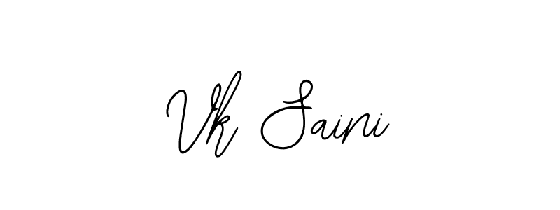 Make a beautiful signature design for name Vk Saini. With this signature (Bearetta-2O07w) style, you can create a handwritten signature for free. Vk Saini signature style 12 images and pictures png