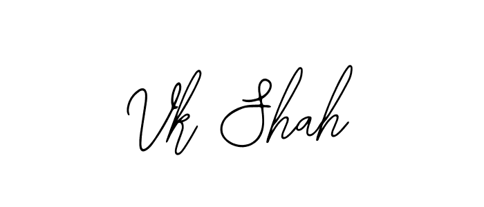 Use a signature maker to create a handwritten signature online. With this signature software, you can design (Bearetta-2O07w) your own signature for name Vk Shah. Vk Shah signature style 12 images and pictures png