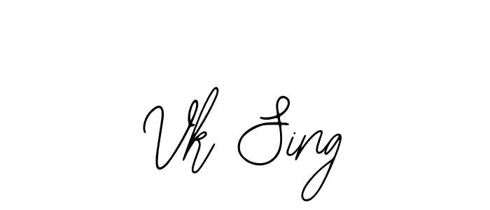 Design your own signature with our free online signature maker. With this signature software, you can create a handwritten (Bearetta-2O07w) signature for name Vk Sing. Vk Sing signature style 12 images and pictures png