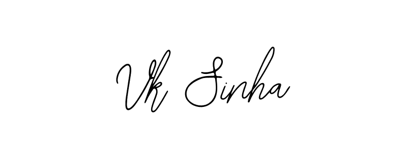 Also You can easily find your signature by using the search form. We will create Vk Sinha name handwritten signature images for you free of cost using Bearetta-2O07w sign style. Vk Sinha signature style 12 images and pictures png