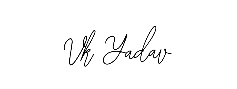 Make a beautiful signature design for name Vk Yadav. Use this online signature maker to create a handwritten signature for free. Vk Yadav signature style 12 images and pictures png