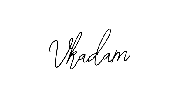 How to Draw Vkadam signature style? Bearetta-2O07w is a latest design signature styles for name Vkadam. Vkadam signature style 12 images and pictures png