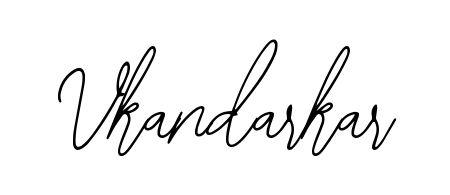 Quickly download Vkandarkar name signature in high-resolution PNG using Bearetta-2O07w style. Ready to insert into PDFs and online applications. Vkandarkar signature style 12 images and pictures png