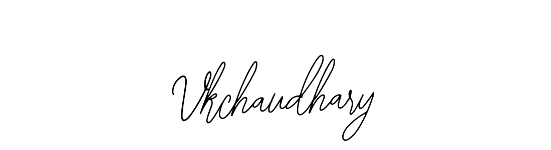 How to make Vkchaudhary signature? Bearetta-2O07w is a professional autograph style. Create handwritten signature for Vkchaudhary name. Vkchaudhary signature style 12 images and pictures png