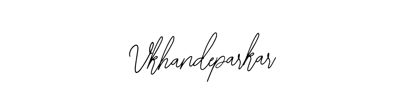 This is the best signature style for the Vkhandeparkar name. Also you like these signature font (Bearetta-2O07w). Mix name signature. Vkhandeparkar signature style 12 images and pictures png