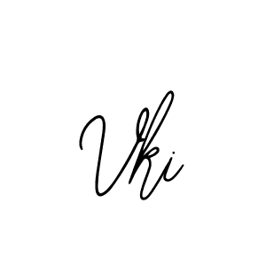 Create a beautiful signature design for name Vki. With this signature (Bearetta-2O07w) fonts, you can make a handwritten signature for free. Vki signature style 12 images and pictures png