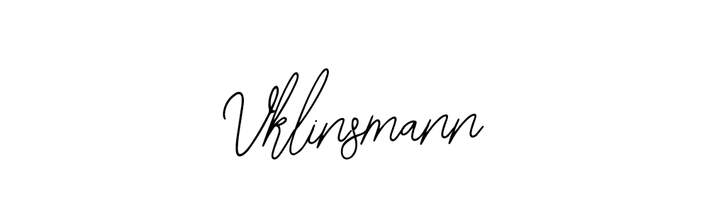 How to make Vklinsmann name signature. Use Bearetta-2O07w style for creating short signs online. This is the latest handwritten sign. Vklinsmann signature style 12 images and pictures png