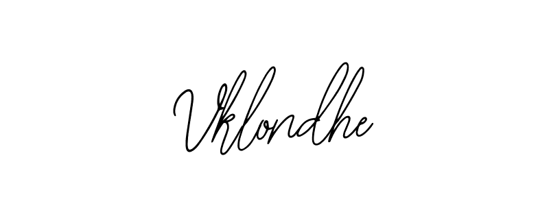 Also we have Vklondhe name is the best signature style. Create professional handwritten signature collection using Bearetta-2O07w autograph style. Vklondhe signature style 12 images and pictures png