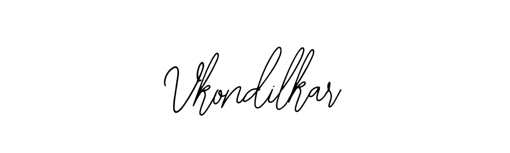 Vkondilkar stylish signature style. Best Handwritten Sign (Bearetta-2O07w) for my name. Handwritten Signature Collection Ideas for my name Vkondilkar. Vkondilkar signature style 12 images and pictures png