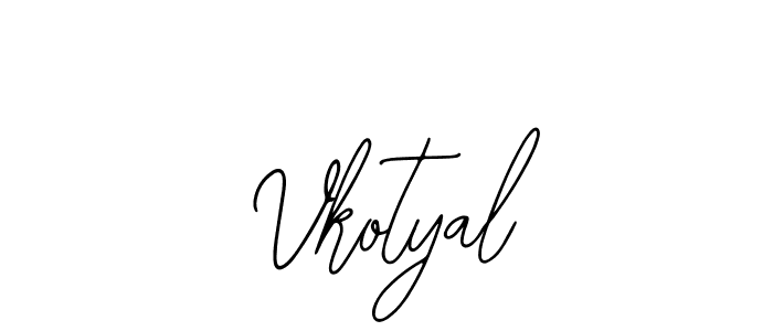 if you are searching for the best signature style for your name Vkotyal. so please give up your signature search. here we have designed multiple signature styles  using Bearetta-2O07w. Vkotyal signature style 12 images and pictures png