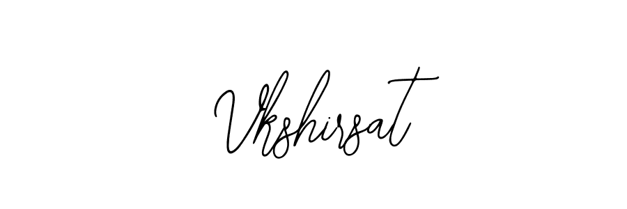 Create a beautiful signature design for name Vkshirsat. With this signature (Bearetta-2O07w) fonts, you can make a handwritten signature for free. Vkshirsat signature style 12 images and pictures png