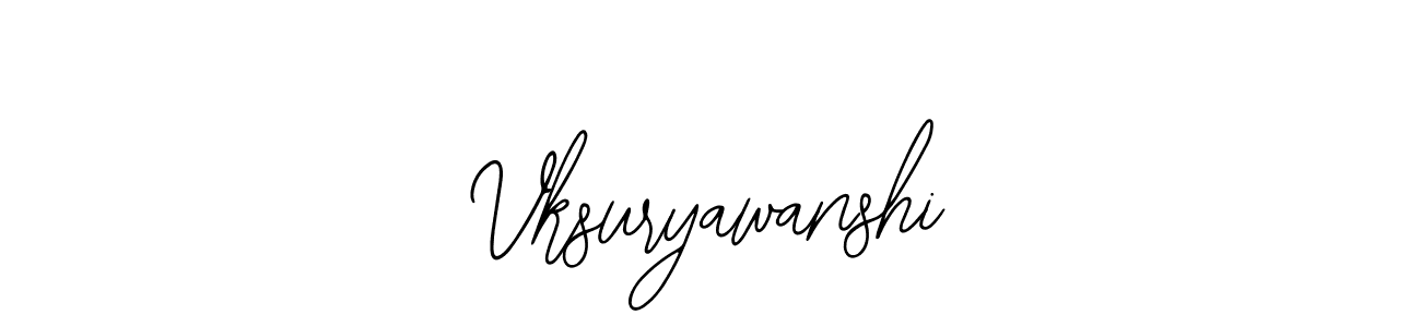 Also You can easily find your signature by using the search form. We will create Vksuryawanshi name handwritten signature images for you free of cost using Bearetta-2O07w sign style. Vksuryawanshi signature style 12 images and pictures png
