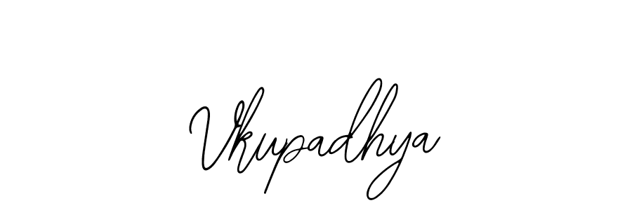 Also You can easily find your signature by using the search form. We will create Vkupadhya name handwritten signature images for you free of cost using Bearetta-2O07w sign style. Vkupadhya signature style 12 images and pictures png