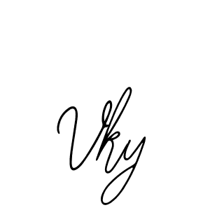Create a beautiful signature design for name Vky. With this signature (Bearetta-2O07w) fonts, you can make a handwritten signature for free. Vky signature style 12 images and pictures png