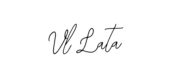 Vl Lata stylish signature style. Best Handwritten Sign (Bearetta-2O07w) for my name. Handwritten Signature Collection Ideas for my name Vl Lata. Vl Lata signature style 12 images and pictures png