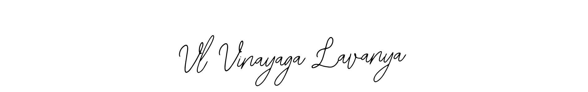 Vl Vinayaga Lavanya stylish signature style. Best Handwritten Sign (Bearetta-2O07w) for my name. Handwritten Signature Collection Ideas for my name Vl Vinayaga Lavanya. Vl Vinayaga Lavanya signature style 12 images and pictures png