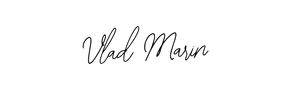 Use a signature maker to create a handwritten signature online. With this signature software, you can design (Bearetta-2O07w) your own signature for name Vlad Marin. Vlad Marin signature style 12 images and pictures png