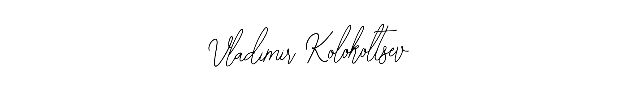Create a beautiful signature design for name Vladimir Kolokoltsev. With this signature (Bearetta-2O07w) fonts, you can make a handwritten signature for free. Vladimir Kolokoltsev signature style 12 images and pictures png