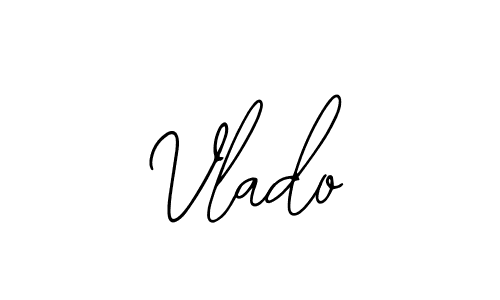 Use a signature maker to create a handwritten signature online. With this signature software, you can design (Bearetta-2O07w) your own signature for name Vlado. Vlado signature style 12 images and pictures png