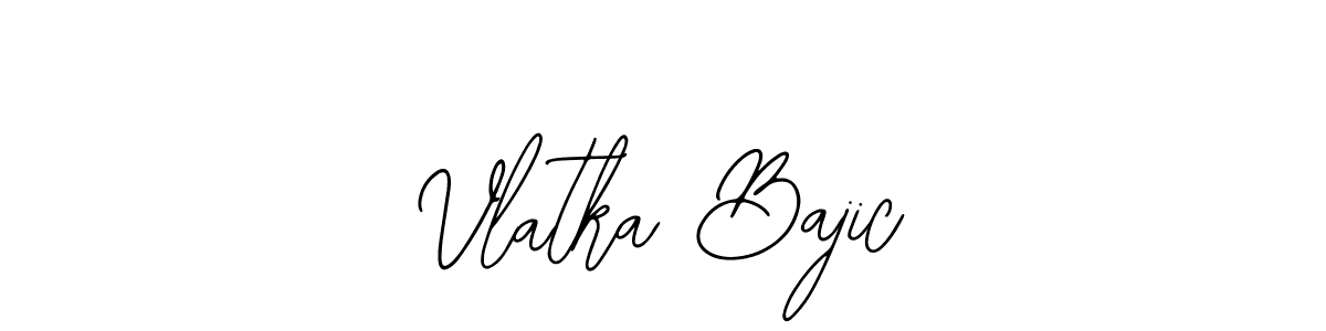 Make a beautiful signature design for name Vlatka Bajic. Use this online signature maker to create a handwritten signature for free. Vlatka Bajic signature style 12 images and pictures png