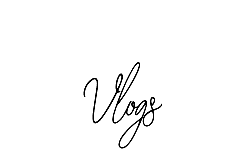 Use a signature maker to create a handwritten signature online. With this signature software, you can design (Bearetta-2O07w) your own signature for name Vlogs. Vlogs signature style 12 images and pictures png