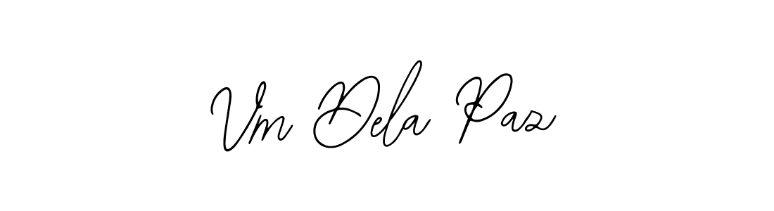 Make a beautiful signature design for name Vm Dela Paz. With this signature (Bearetta-2O07w) style, you can create a handwritten signature for free. Vm Dela Paz signature style 12 images and pictures png