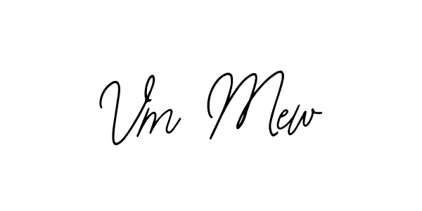 Create a beautiful signature design for name Vm Mew. With this signature (Bearetta-2O07w) fonts, you can make a handwritten signature for free. Vm Mew signature style 12 images and pictures png