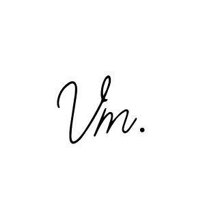 Similarly Bearetta-2O07w is the best handwritten signature design. Signature creator online .You can use it as an online autograph creator for name Vm.. Vm. signature style 12 images and pictures png