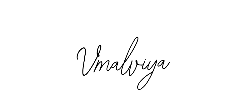 Design your own signature with our free online signature maker. With this signature software, you can create a handwritten (Bearetta-2O07w) signature for name Vmalviya. Vmalviya signature style 12 images and pictures png