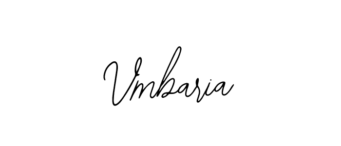 Design your own signature with our free online signature maker. With this signature software, you can create a handwritten (Bearetta-2O07w) signature for name Vmbaria. Vmbaria signature style 12 images and pictures png