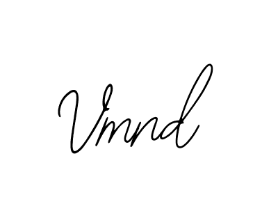 You should practise on your own different ways (Bearetta-2O07w) to write your name (Vmnd) in signature. don't let someone else do it for you. Vmnd signature style 12 images and pictures png