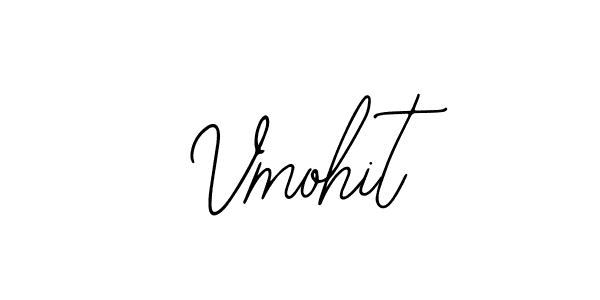 Use a signature maker to create a handwritten signature online. With this signature software, you can design (Bearetta-2O07w) your own signature for name Vmohit. Vmohit signature style 12 images and pictures png