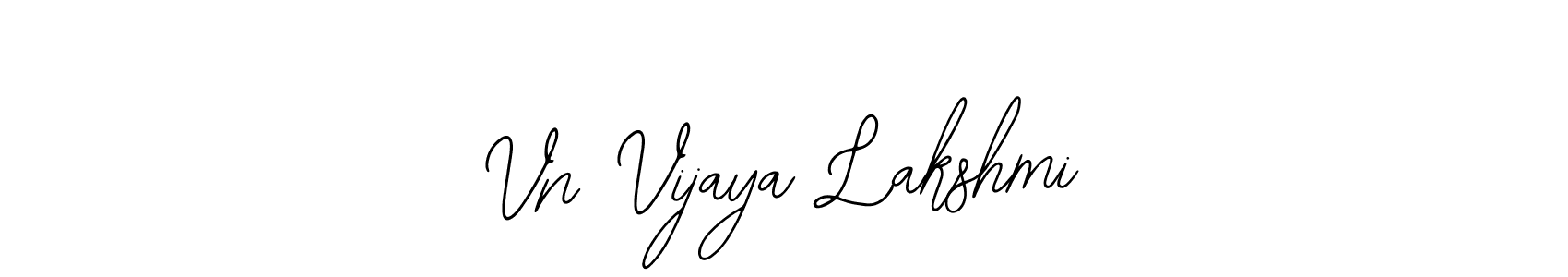 Create a beautiful signature design for name Vn Vijaya Lakshmi. With this signature (Bearetta-2O07w) fonts, you can make a handwritten signature for free. Vn Vijaya Lakshmi signature style 12 images and pictures png