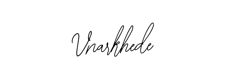 Make a beautiful signature design for name Vnarkhede. Use this online signature maker to create a handwritten signature for free. Vnarkhede signature style 12 images and pictures png