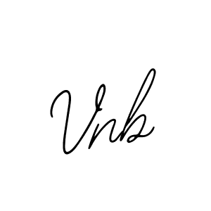 Make a beautiful signature design for name Vnb. With this signature (Bearetta-2O07w) style, you can create a handwritten signature for free. Vnb signature style 12 images and pictures png